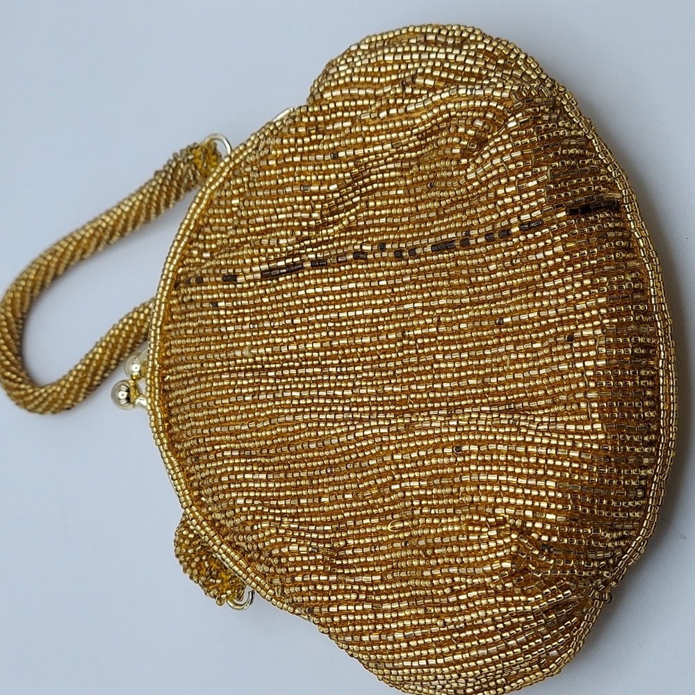 Cache Elegant Gold Beaded Women's Bag, See Photos for sz & wear. - Picture 2 of 13